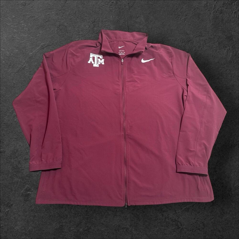 Nike XXL‎ Texas A&M Aggies Pro Elite Team Issue Track & Field Jacket DA5058-671